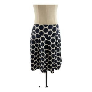 Banana Republic Large Navy Dot Skirt